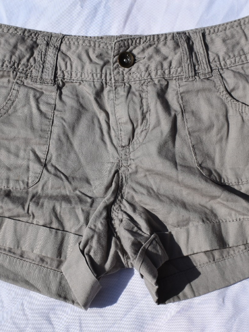 Dollhouse Casual Khaki Shorts | Neutral Closet Basic